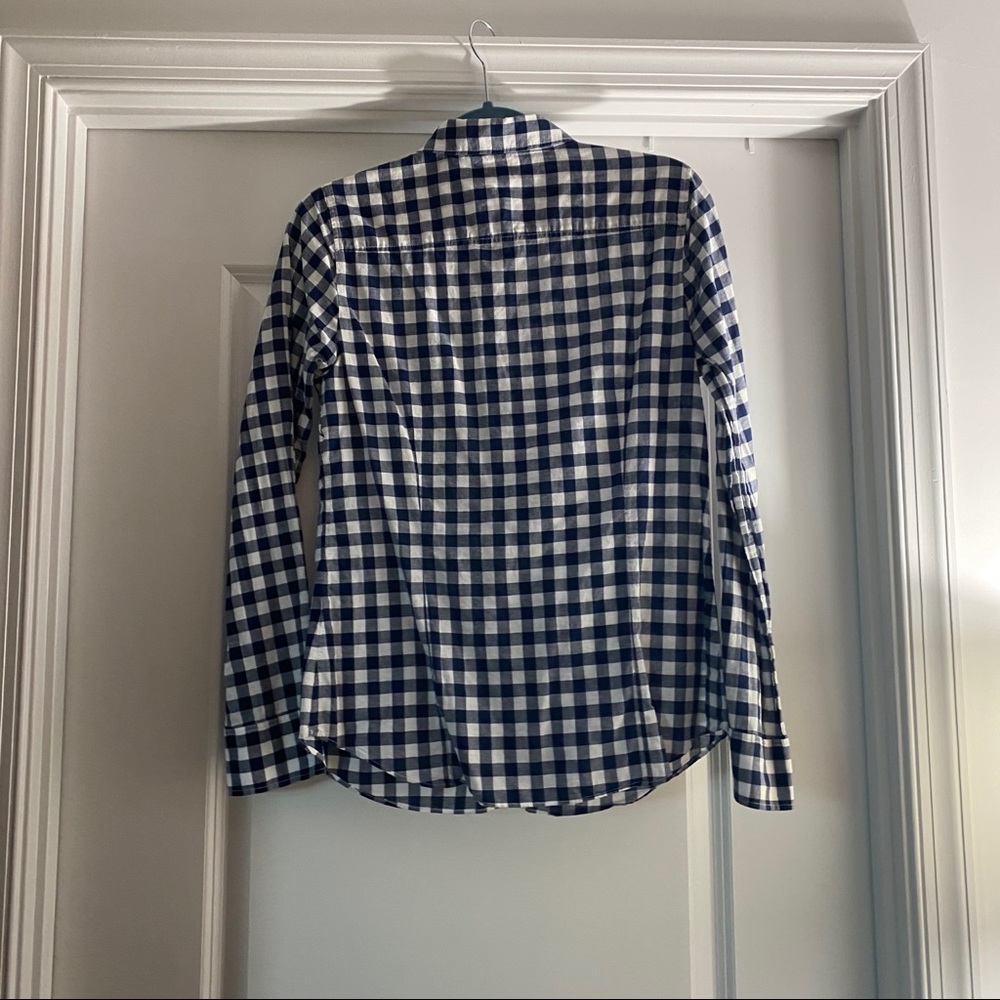 J. Crew Checkered Button Down Shirt - image 3